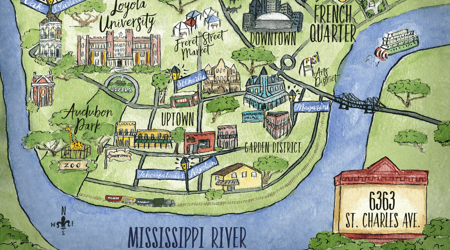 New Orleans Map