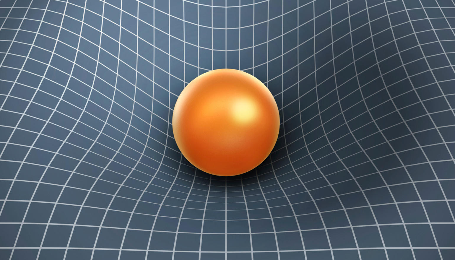 Ball weighing down on grid