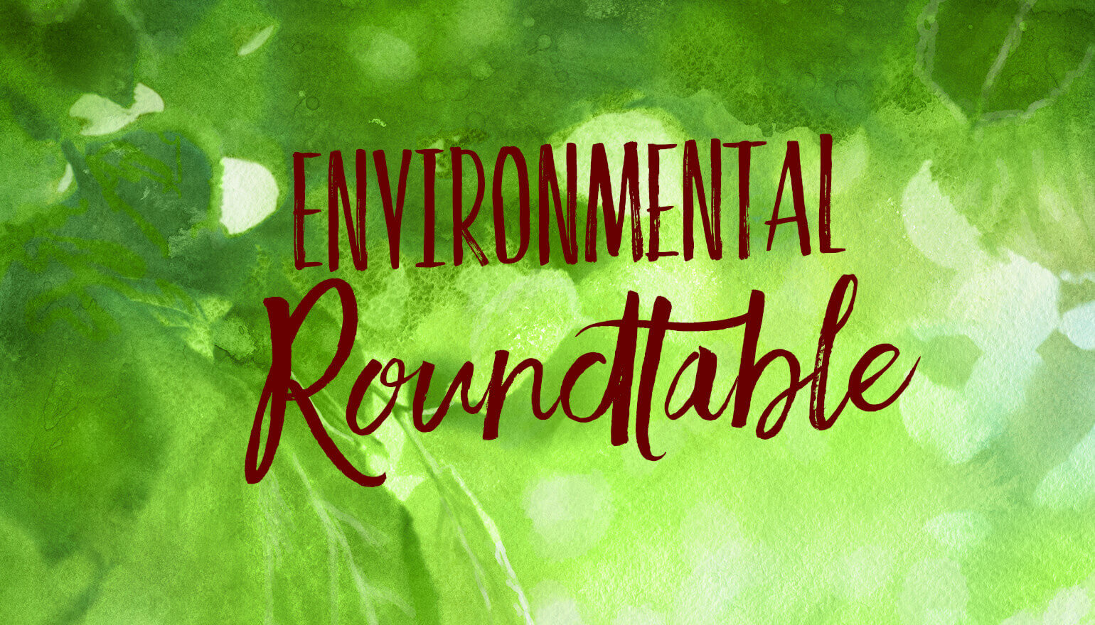 environmental round table graphic