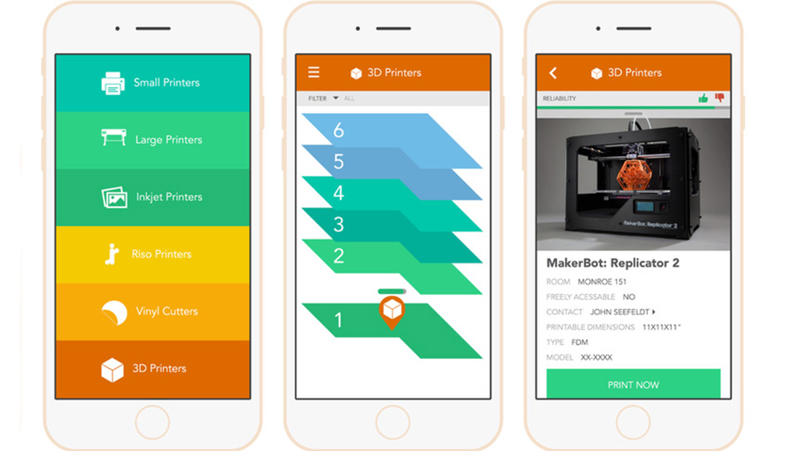 Mockups of site on mobile phone