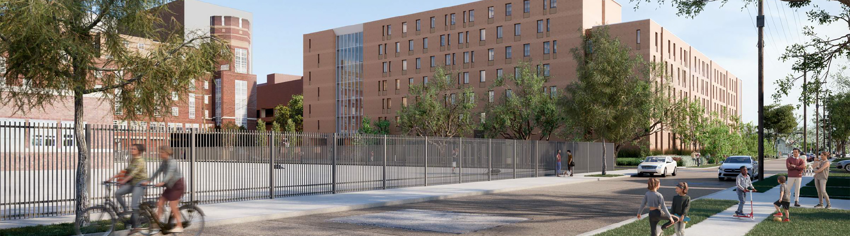 Rendering of the new residence hall