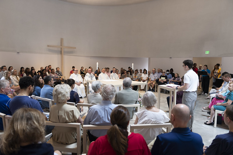Mass for the Feast of the Assumption attendees