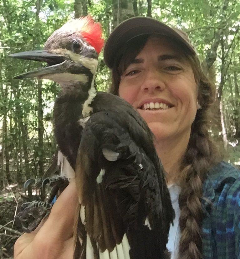 Donata with woodpecker