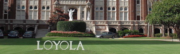 Front of Loyola University New Orleans